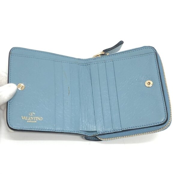 VALENTINO Quilted Rock studs Wallet Compact Wallet Folded wallet - Picture 8 of 15